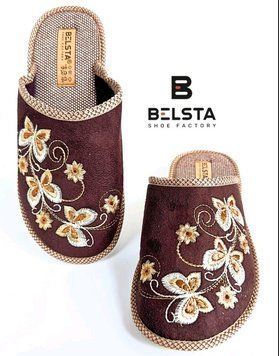 Жіночі текстильні капці Belsta &bull; Легкі та комфортні для дому БЛ - Ж56 фото